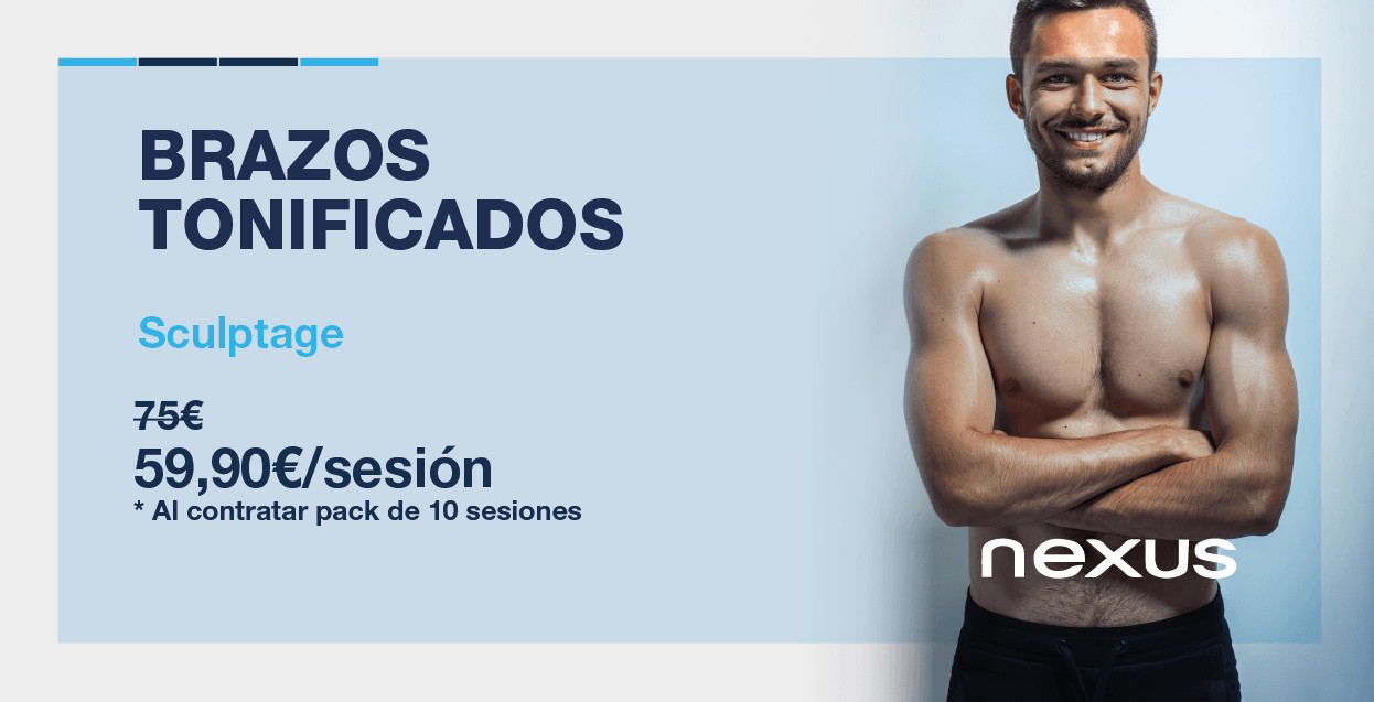 Brazos tonificados promoción Nexus